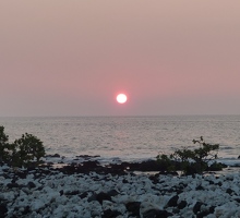 Holoholokai beach sunset